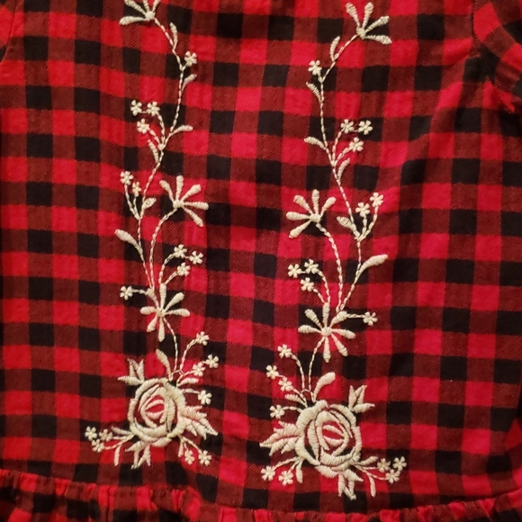 Gap Buffalo Print Embroidered Dress - Picture 2 of 4